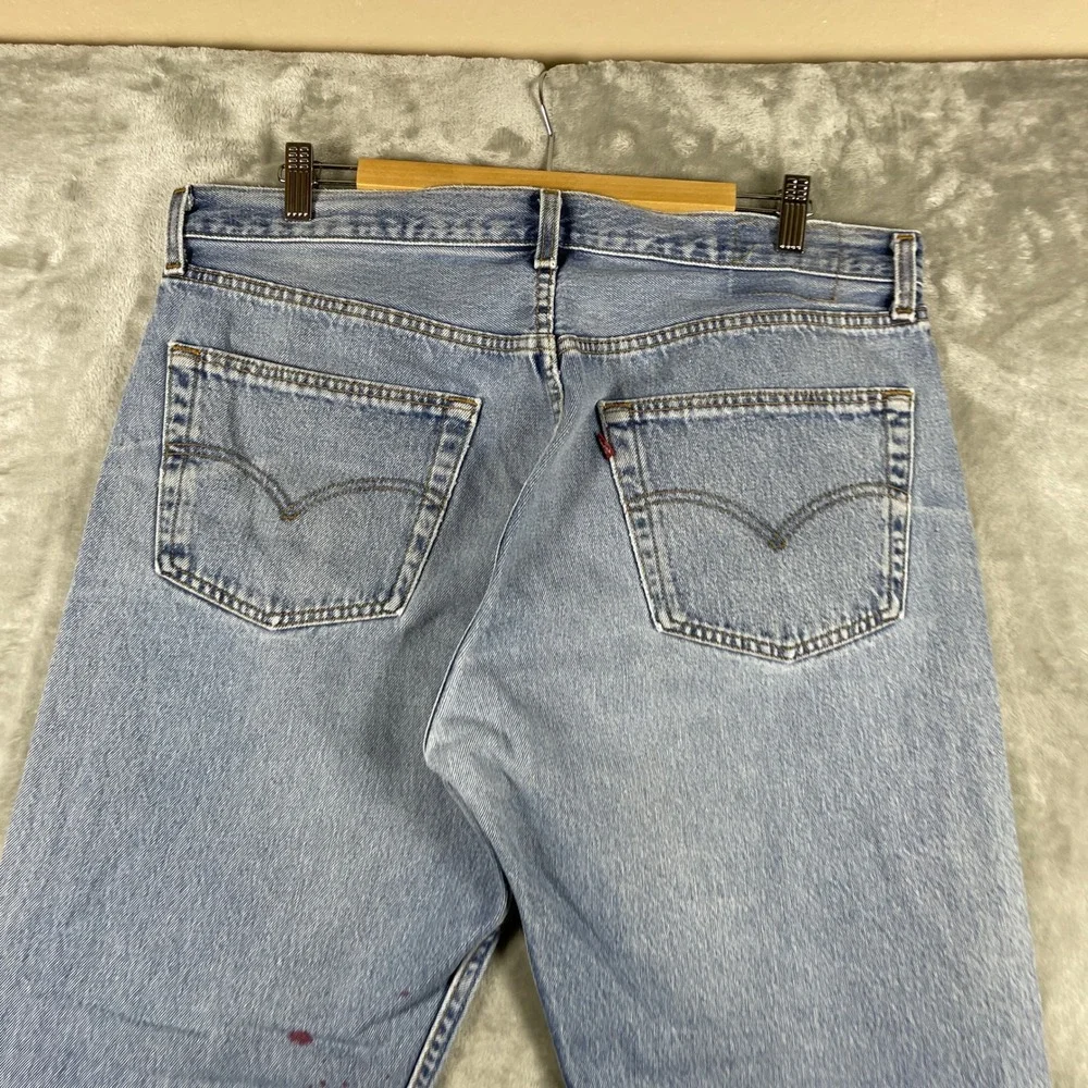 Vintage Levis 501 Jeans Mens 38x30 fits 37 Paint Splatter Distressed Made in USA